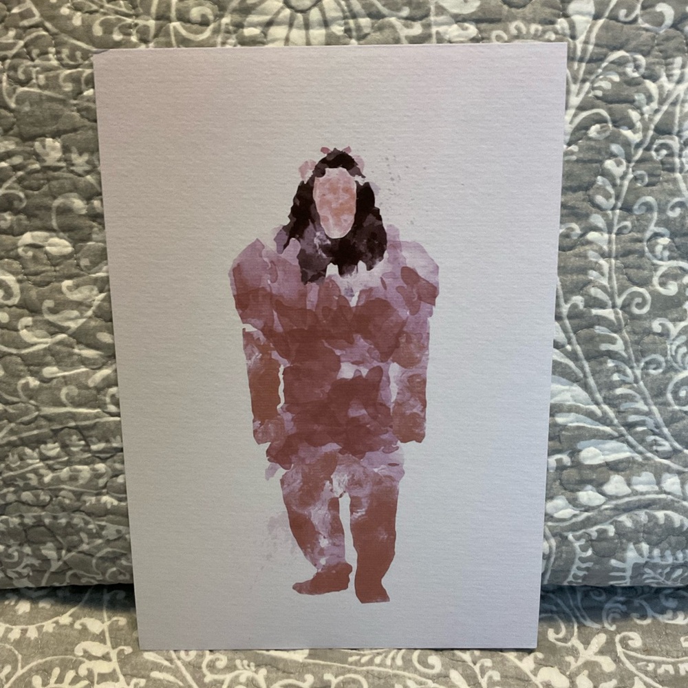 Watercolor Print - Wizard of Oz Cowardly Lion